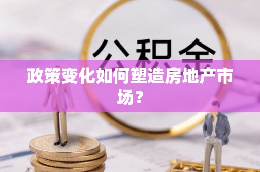 峄城政策变化如何塑造房地产市场？